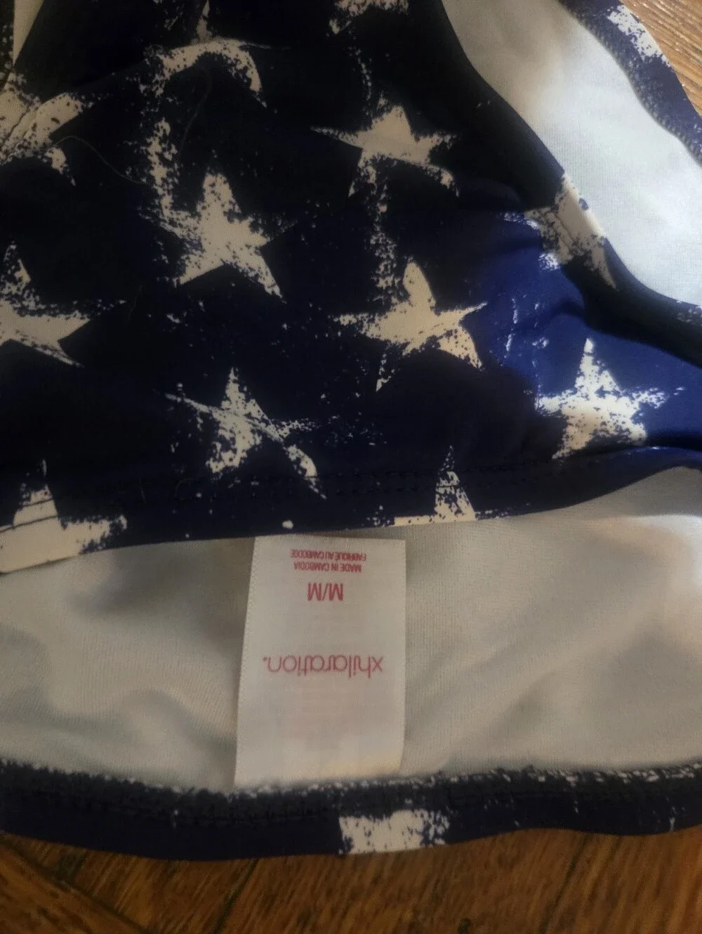 Blue White Red Bikini Med